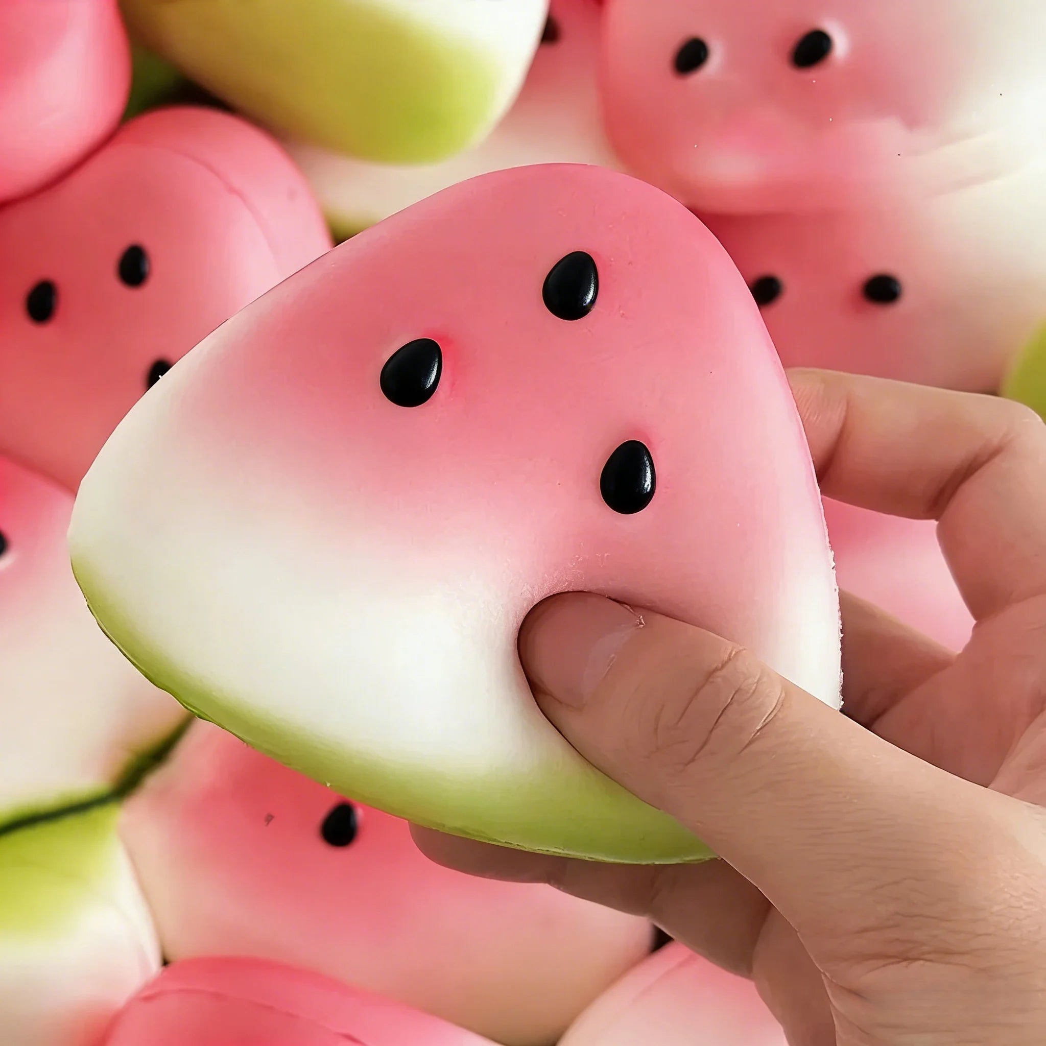 Squishy Watermelon Fidget Toy Anti-Stress Slow Rising Fruit Pinch Squeeze Stress Reliever Funny Pressure Reducer Prop