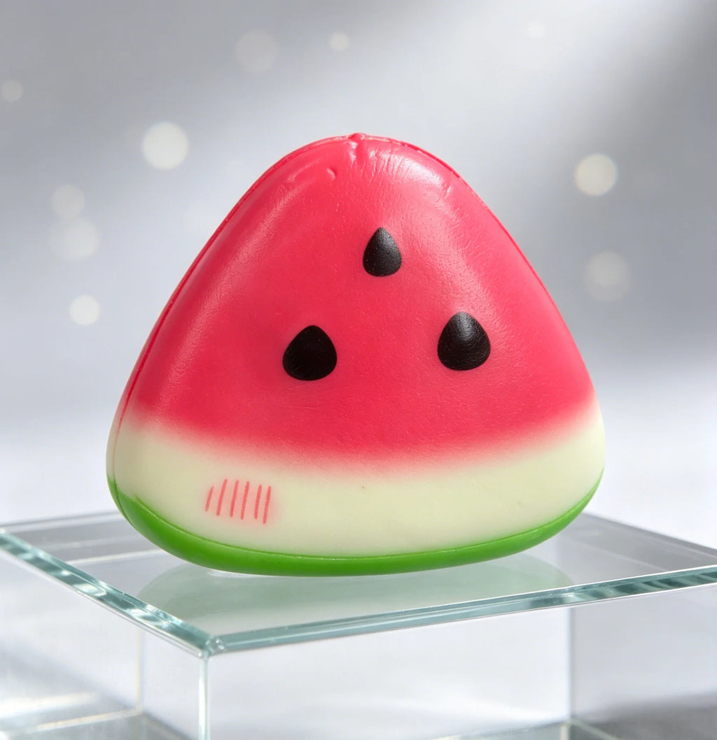 Squishy Watermelon Fidget Toy Anti-Stress Slow Rising Fruit Pinch Squeeze Stress Reliever Funny Pressure Reducer Prop