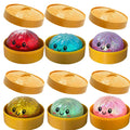 Dumpling Squishies Cute Colorful Bun Toy Slow Rising Stress Relief Fidget Toy for Kids
