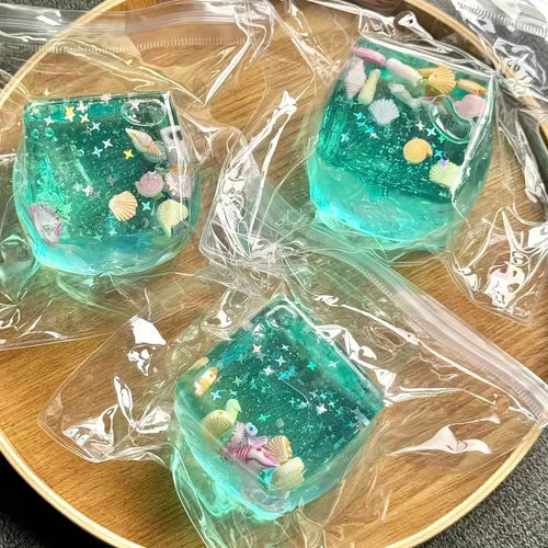 Squishy Ocean Stress Cube  Maltose Water
