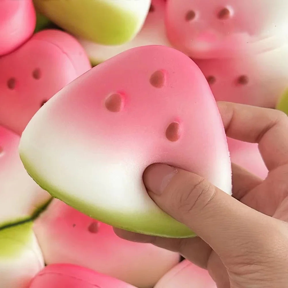 Squishy Watermelon Fidget Toy Anti-Stress Slow Rising Fruit Pinch Squeeze Stress Reliever Funny Pressure Reducer Prop